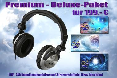 Offer 1-1 HoloVisions player + 1 HSR-3D surround sound headphones incl. 2 music tracks in high-definition sound quality 